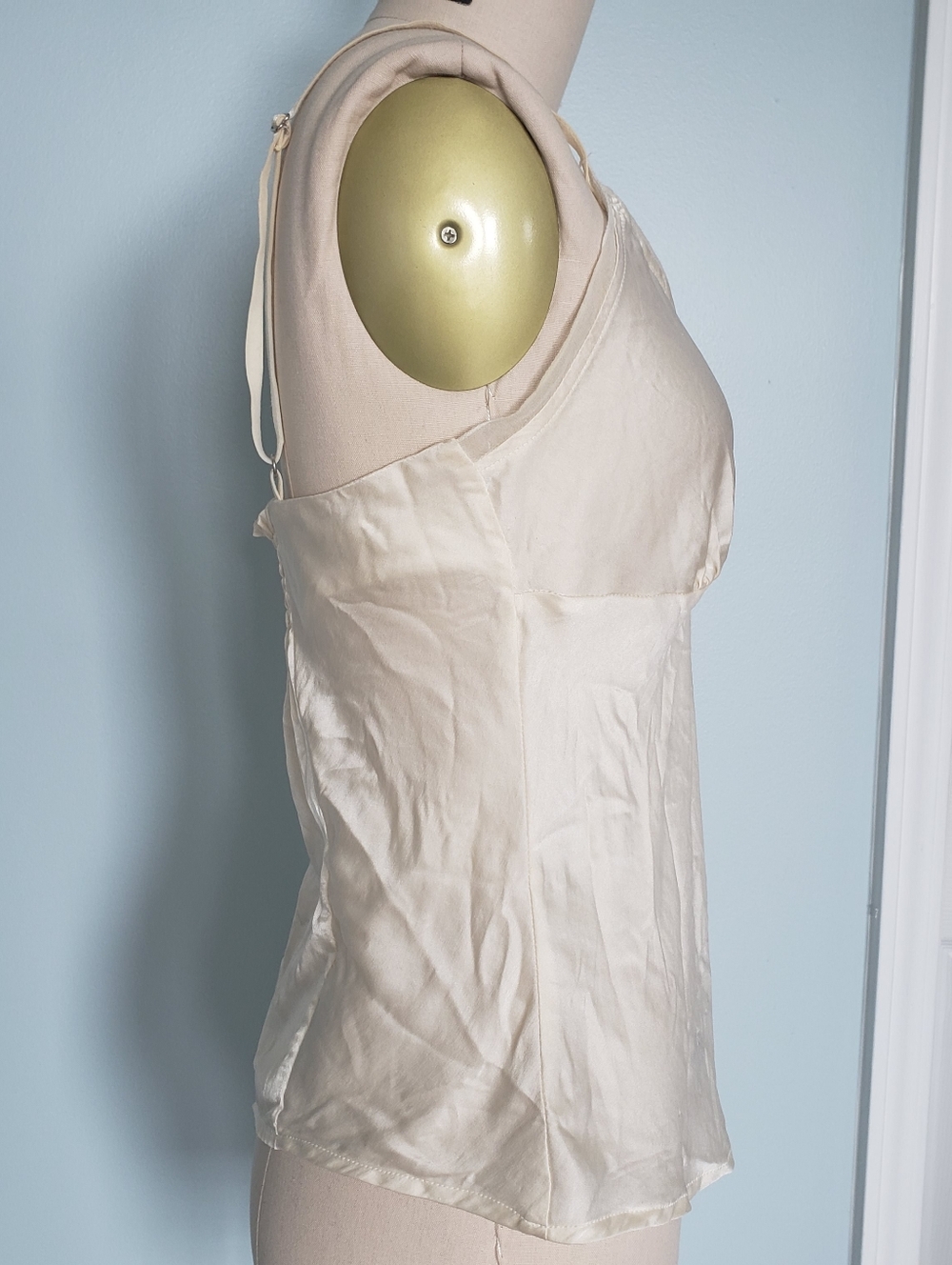 Silk Ivory Camisole, M - Picture 5 of 10